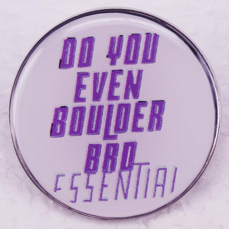 

Boulder Bro Pin Badge: Gift for Climbers & Bouldering Enthusiasts