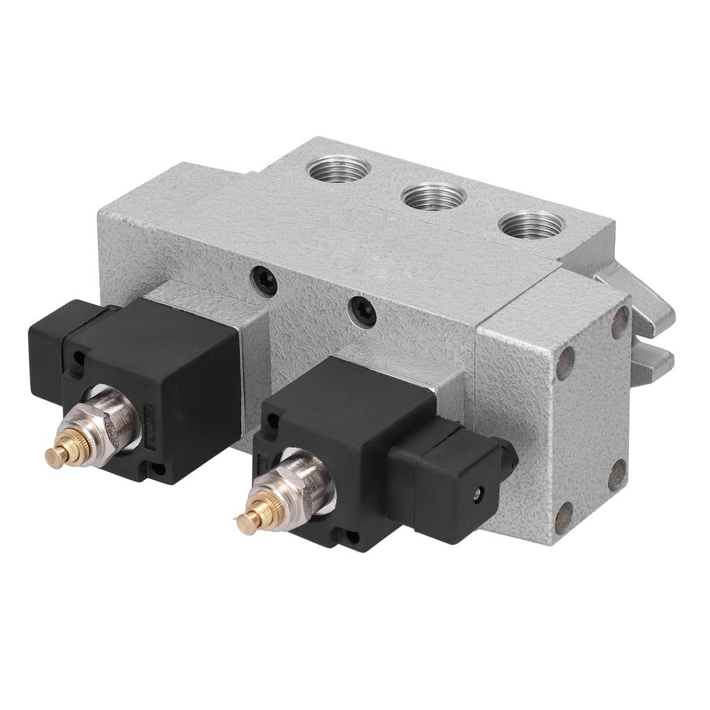 3 Position Solenoid Valve 5‑Way Double Electric Control Industrial Supplies G1 2in K35D2H‑15DC 24V