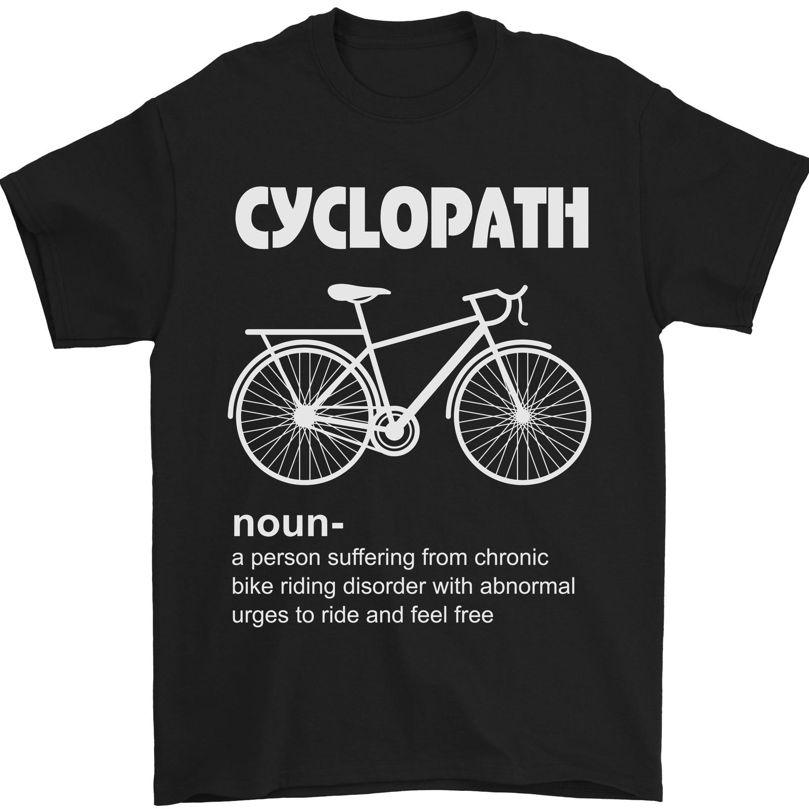 26 Cyclopath Funny Cycling Bicycle Cyclist Mens T-Shirt 100% Cotton Unisex T-Shirt M