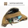 Li Shen Men's Outdoor Canvas Sports Crossbody Phone Waist Bag
