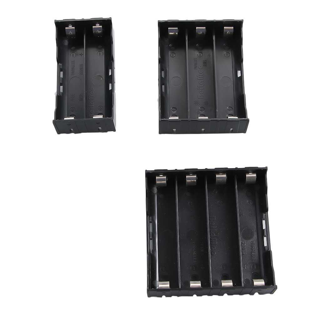 

2X 3X 4X for 18650 Battery ABS Battery Storage Boxes Batteries Container Battery Box Battery Holder 4