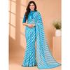 New Launch Elegant Foil Print Georgette Saree Collection