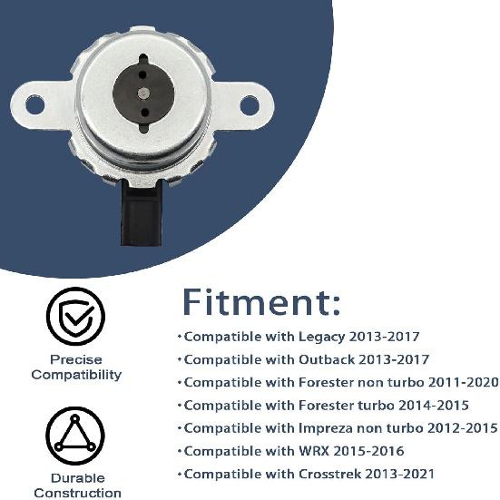 FZJDSD 10921AA220 Oil Control Valve Solenoid Engines VVT Variable Valve Timing Solenoid Compatible with Subaru BRZ Legacy Forester Outback WRX