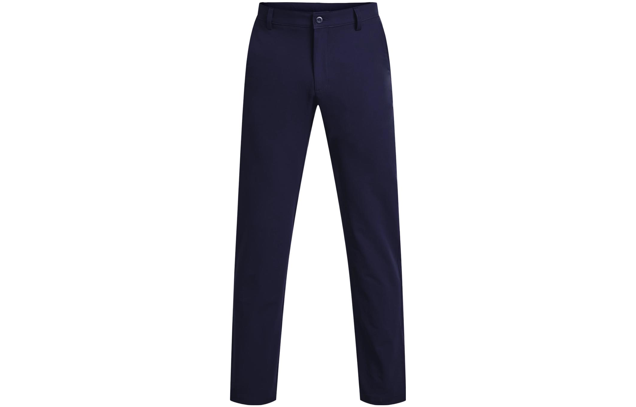 Under Armour Casual Pants Men s Dark Blue Moderate Straight Fit Pants 1376625-410 32/32