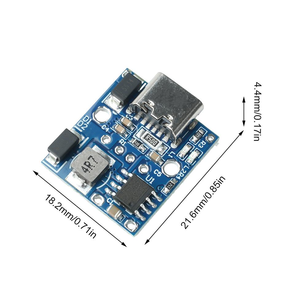 AA/AAA battery to lithium battery power supply 3.7V to 6V step-up charging discharging module for doorbells,e-scales,toy refit