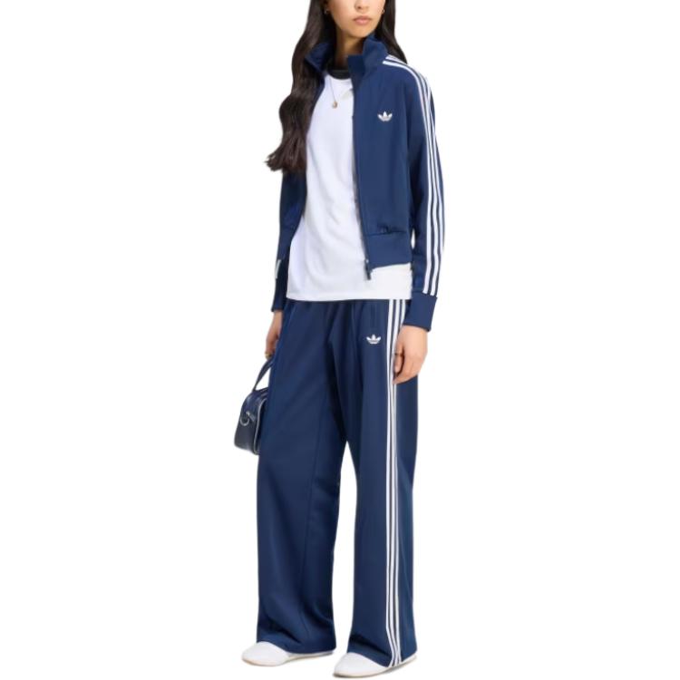 Adidas Originals Firebird Slim Fit Striped Long Sleeve Jacket Women jackets KV9551