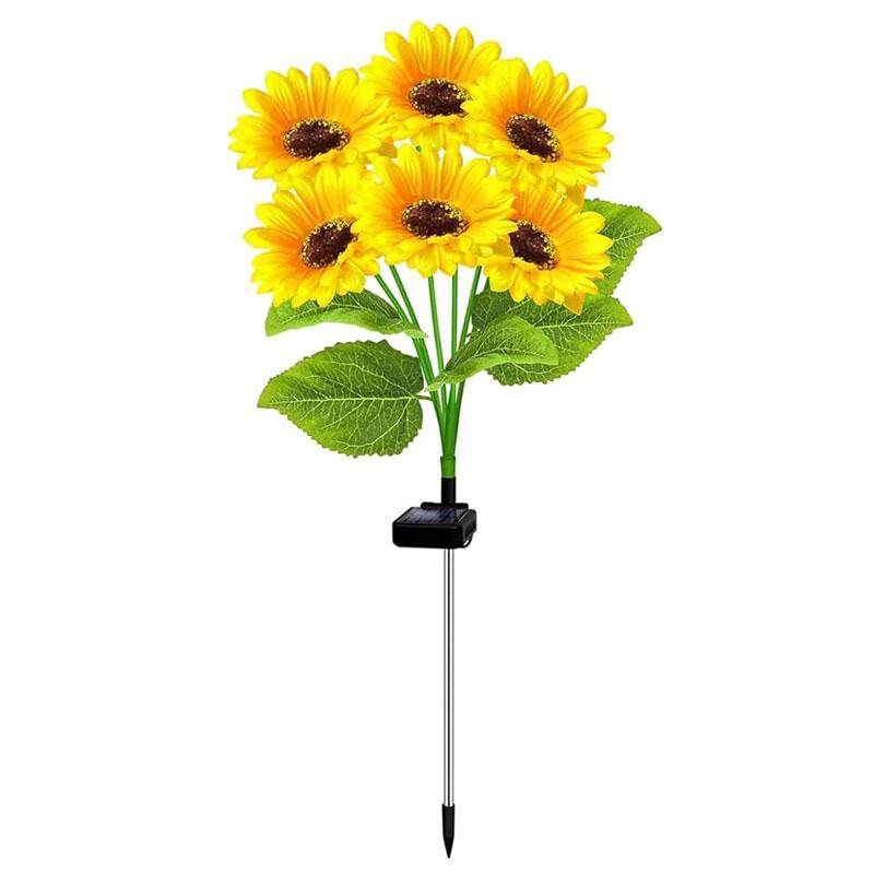 Solar Powered Sunflower Garden Stake Lights