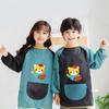 Toddler Bib Cover Painting Apron Coat for Kids Height 100-124cm Water Resistant Polyester, Easy Cleaning