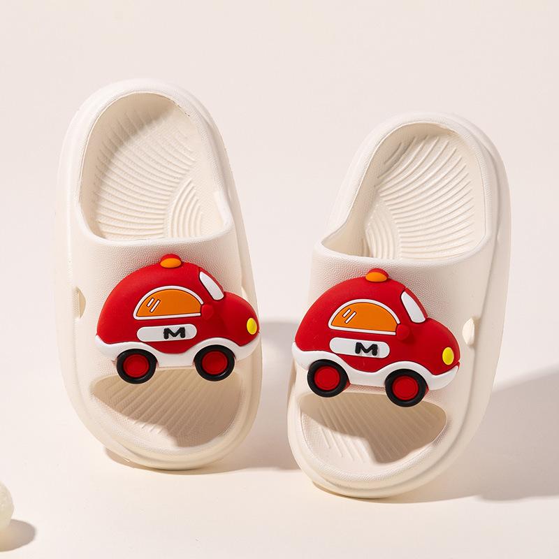 Cartoon Shoes - Soft-soled Sandals for Boys and Girls, Indoor Breathable Slippers 140 красный