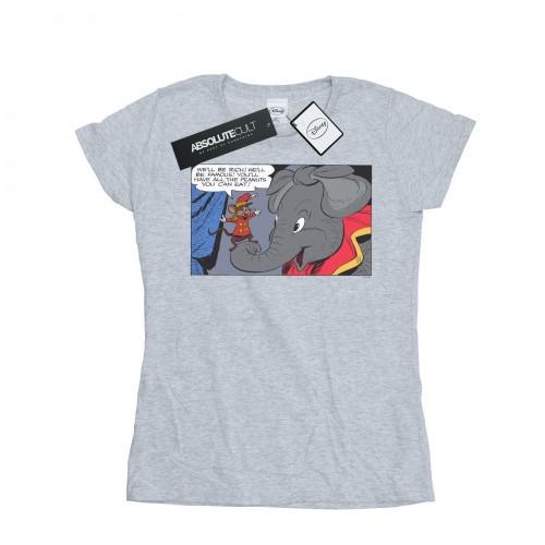 

Disney Womens/Ladies Dumbo Rich And Famous Cotton T-Shirt білий