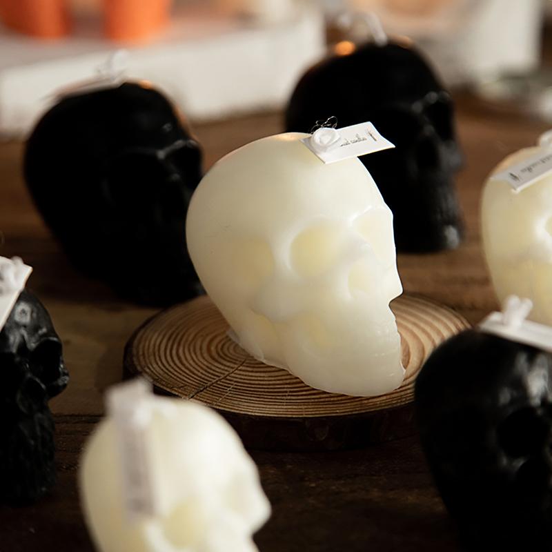 Halloween Halloween Props Cute Long Burning Time Holiday Decorations Room Fragrance Ghost Shape Multicolor