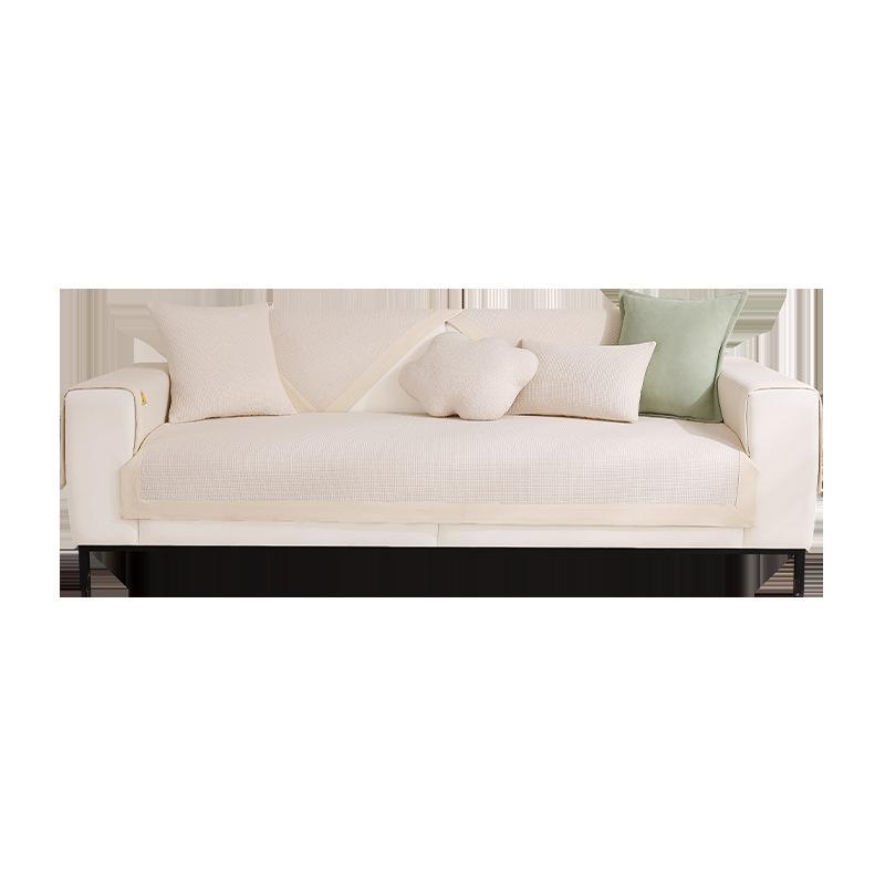 Japanese Cotton And Linen Sofa Cushion, Universal Seat Cushion For All Seasons, Non-Slip Simple Sofa Cover  New Cover Cloth Towel Cushion