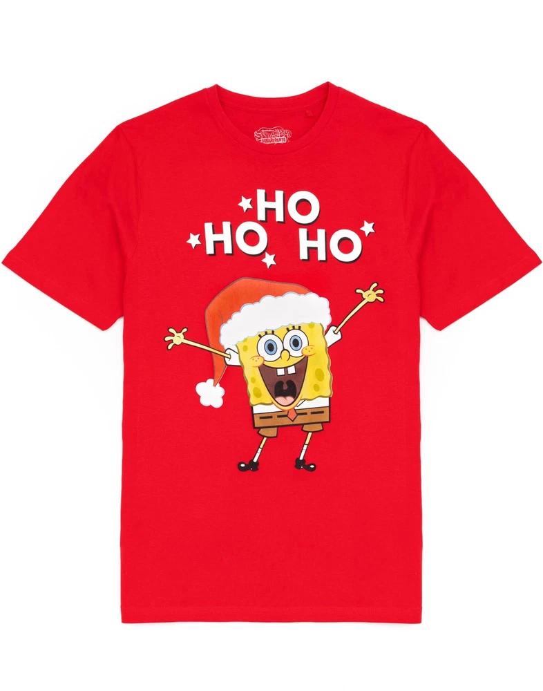 SpongeBob SquarePants Short Sleeved TShirt Unisexs Red Official Merch S