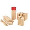 Nordic-style Outdoor Game, Wooden Kubbu Throwing Set for Gardens and Lawns, Family-friendly Outdoor Sports for Large Groups, Suitable for Children