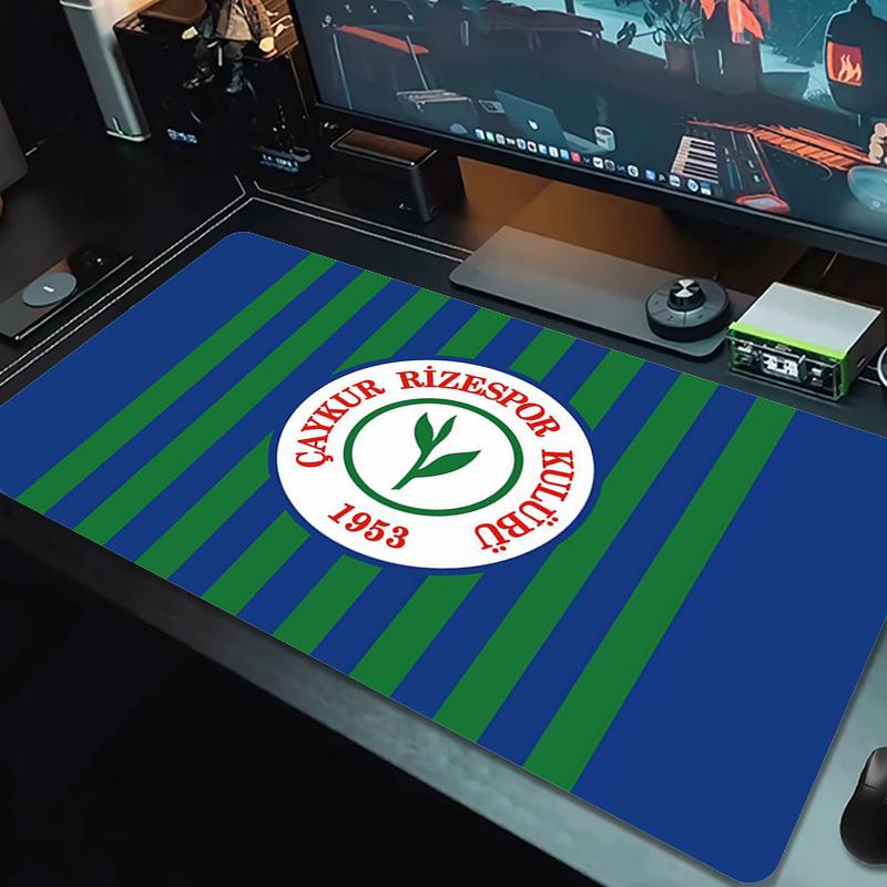 Caykur Rizespor Color Mouse Pad Large Gaming Table Cushion Non-slip Laptop Tablet Big Mousepad XXL Mat Mini PC Playmat With Lock edge