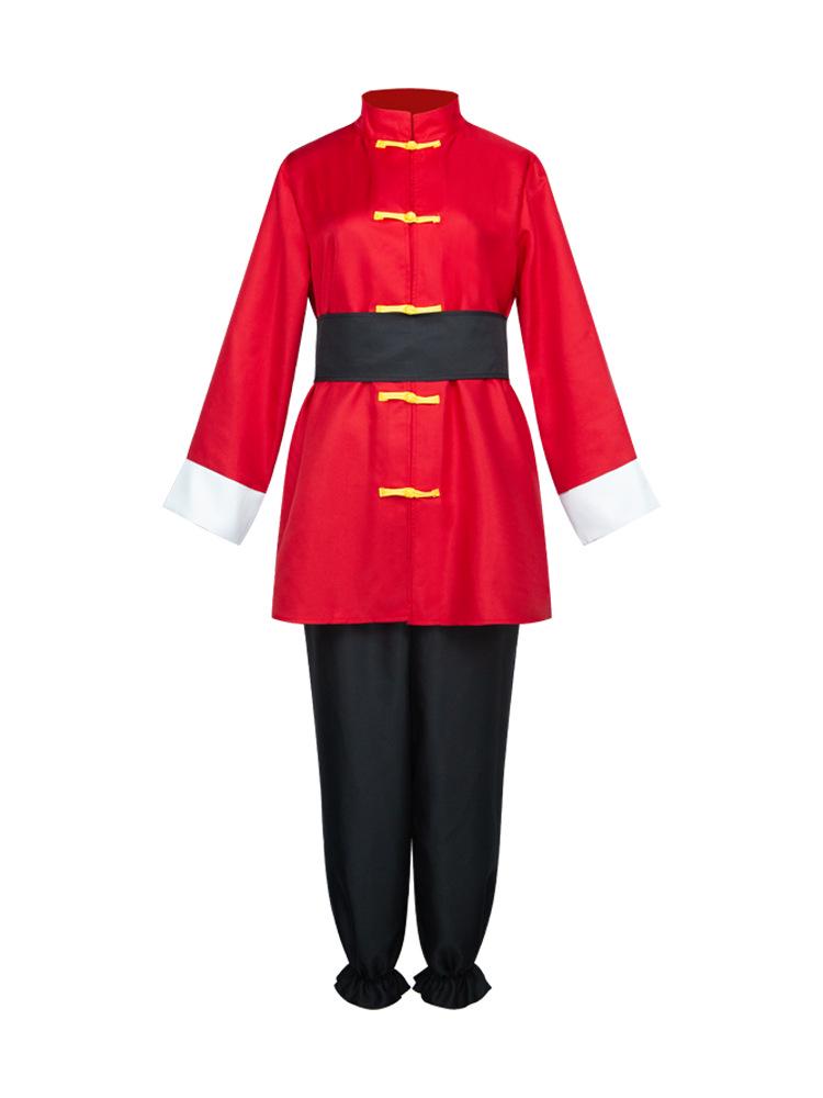 Costume Cosplay di Ranma Saotome per Halloween – Abito da Allenamento in Stile Cinese per Esibizioni sul Palco