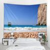 1Pcs Tapestry Living Room Bedroom Background Decor Simple Bedroom Decor Psychedelic Tapestry Bohemian Tapestry Nordic Tropical B