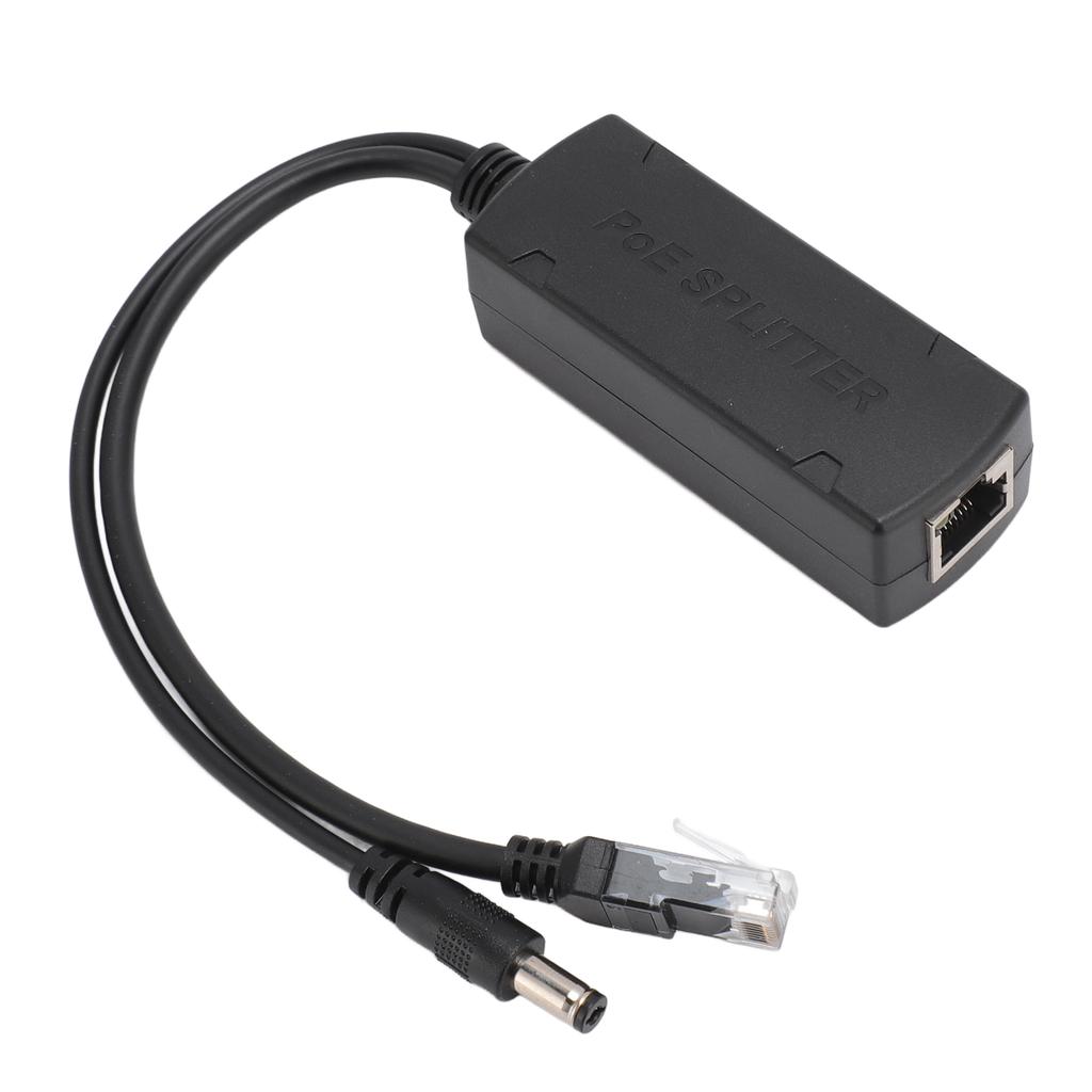 Gigabit PoE Splitter 10 100 1000Mbps 12V 2A Output Buffer Circuit Protection RJ45 Ethernet Splitter for Camera AP Voip