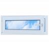 Fereastră PVC Albă 100X40 Stânga 1000X400 Mm Dublu Geam Deschidere-Basculare Nouă