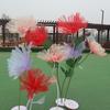 Simulation 3D Gauze Artificial Flower 50cm Big Giant Mesh Flower Hollow Silk Flower  Window Display