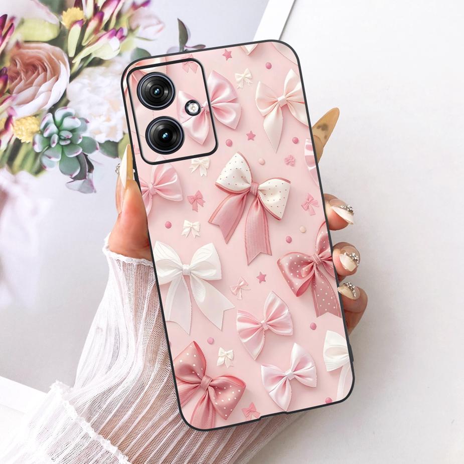 For Motorola Moto G54 G84 Case Luxury Butterfly New Painted Cover Soft TPU Phone Case For Motorola G84 G 54 MotoG84 MotoG54 Bags