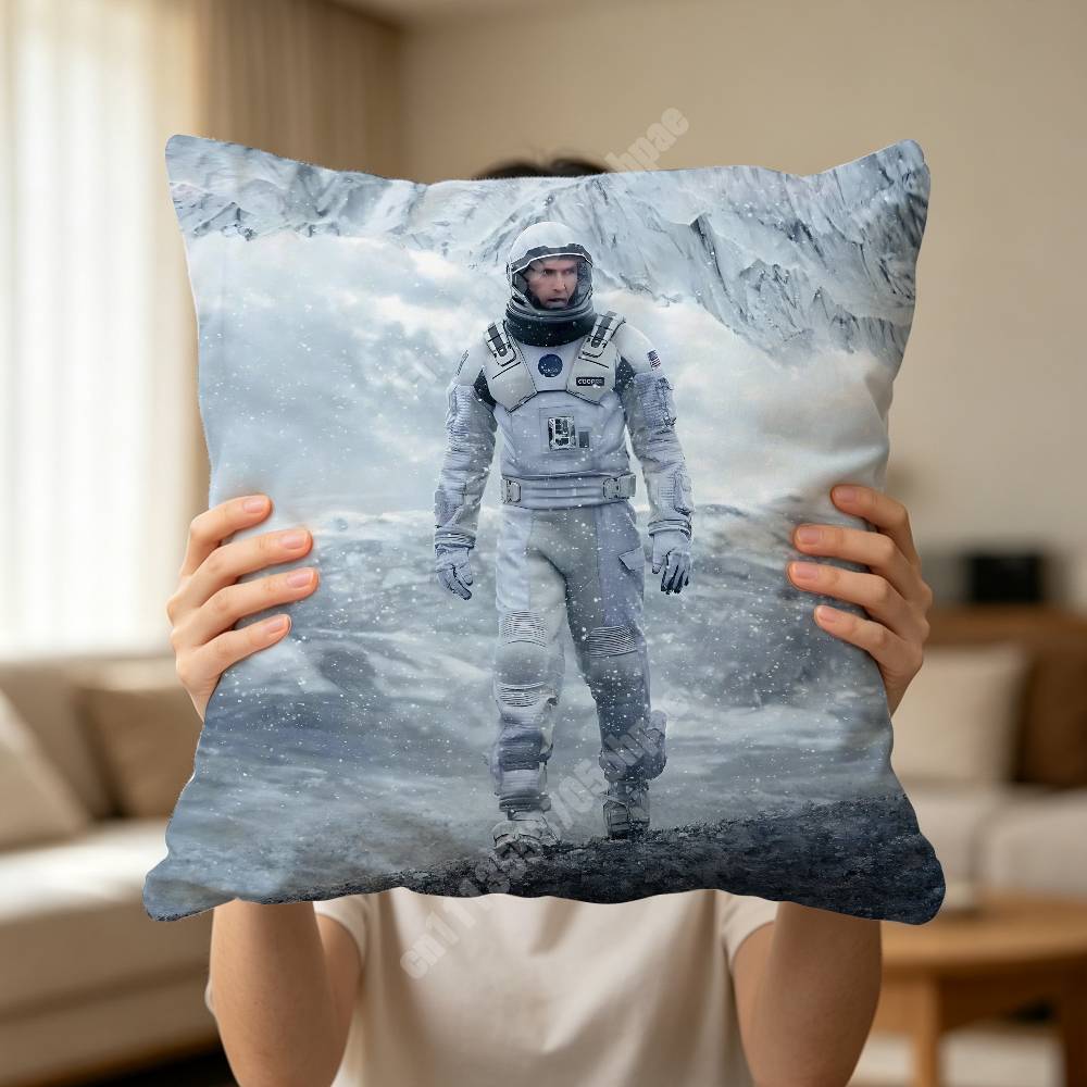 IInterstellarS Christopher Nolan SciFi Pillow Cover Sofa Couch Cushion Case Creative Workspace Accent Home Decor
