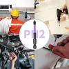 65mm Anti-Slip Magnetic PH2 Phillips Screwdriver Bit Set with High Durability and Hardness