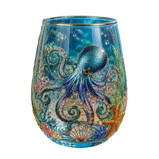 Sea Turtle Glass Tumbler, Ocean Theme Drinking Mug, Borosilicate Tea Cup for Coffee Juice, Beach Gift for Nature Lovers