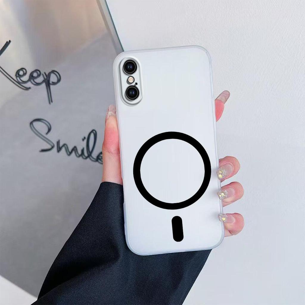 Hülle für iPhone XS Max, X/XS Premium Magnetische Mattierte Handyhülle Schutzhülle