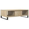 Coffee Table Sonoma Oak 104x60x35 Cm Wood Based Panel