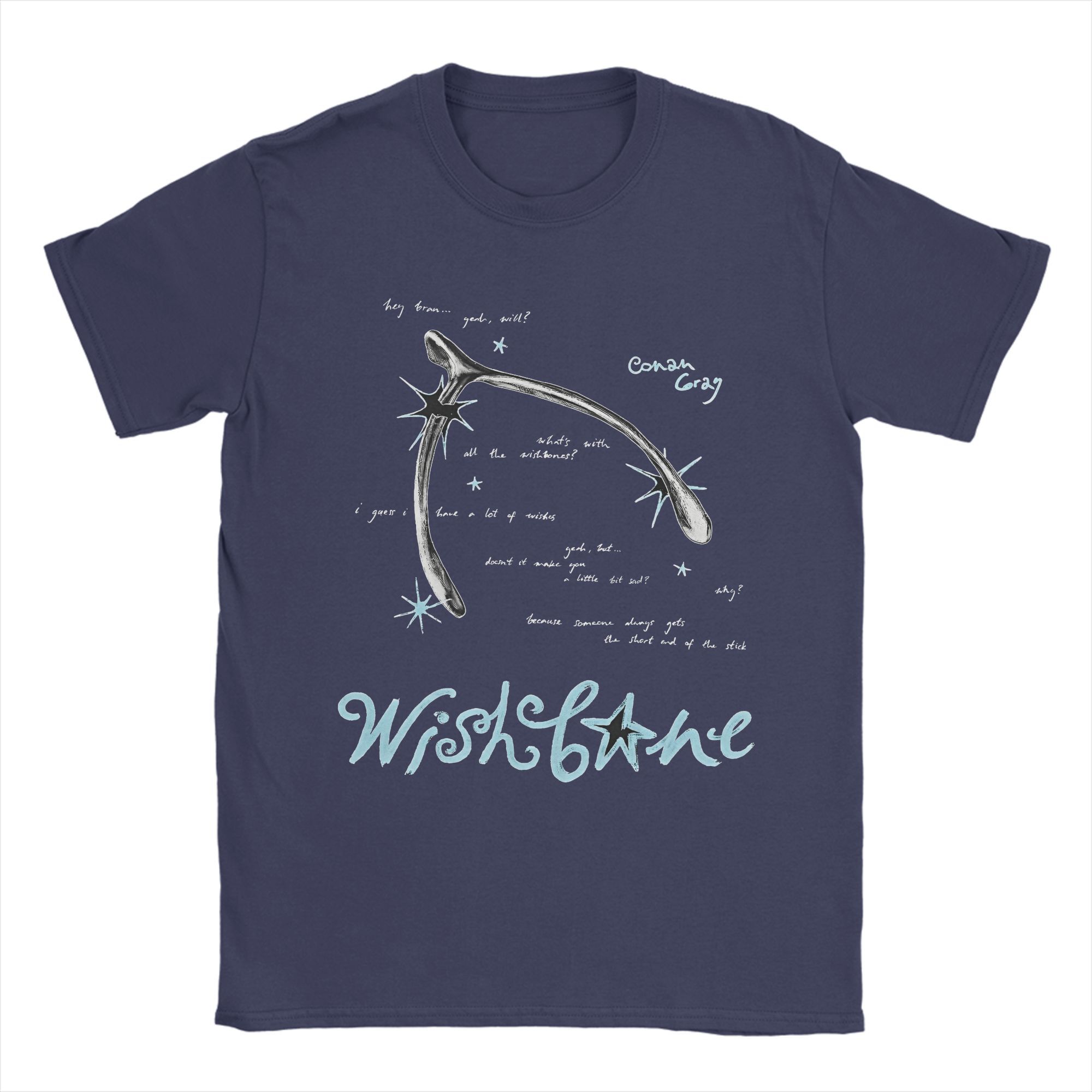 

Conan Gray Wishbone Album T-Shirt Summer Hip Hop T-Shirts Male 100 Cotton Crew Neck Oversized Tees Short Sleeves Funny Tops 4XL