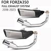 Forza350 2018-2023 Motorcycle Exhaust Tailpipe