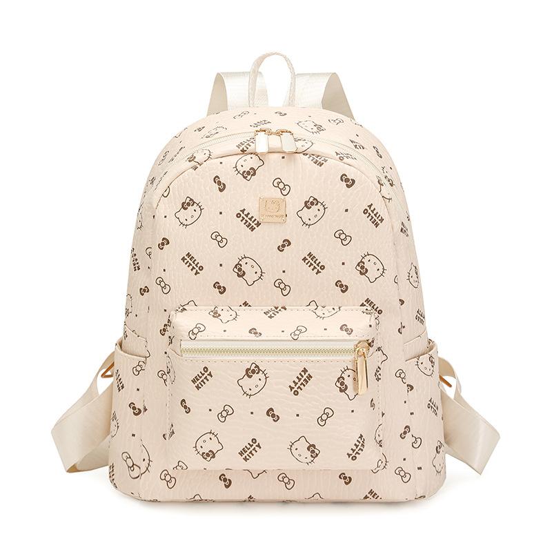 Schoolbag1011 New Cute Printed Backpack Female Students Lightweight Versatile Large Capacity Campus School Bag High Value Backpack