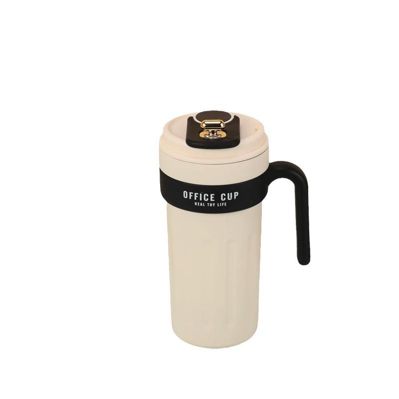 316 Stainless Steel Smart Vacuum Cup Car Men's and Women's Coffee Cup with Handle Student Portable Cup Gift