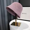 Fisherman's hat, spring and summer hollow thin design, sun protection and sunshade bucket hat, face enhancing small basin hat