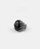 Sheen666 Bat Onyx Silver Ring (Type A)