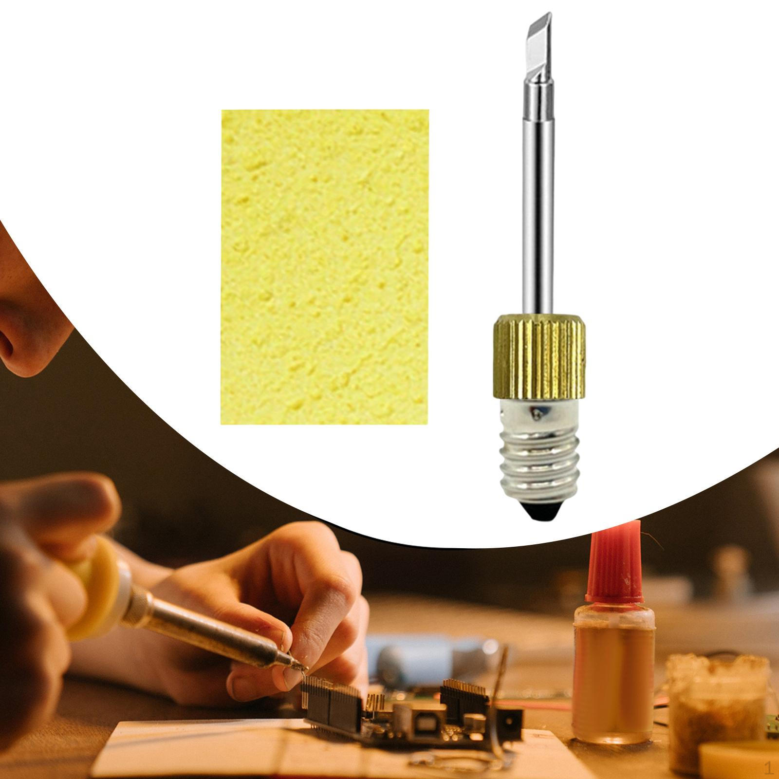 

Electric Solder Iron Tip, E10 Replaceable Welding Tips Long Life Tip for Repair StyleD