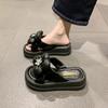 Stylish Summer Platform Slippers For Women Comfortable Floral Design Casual Sandals