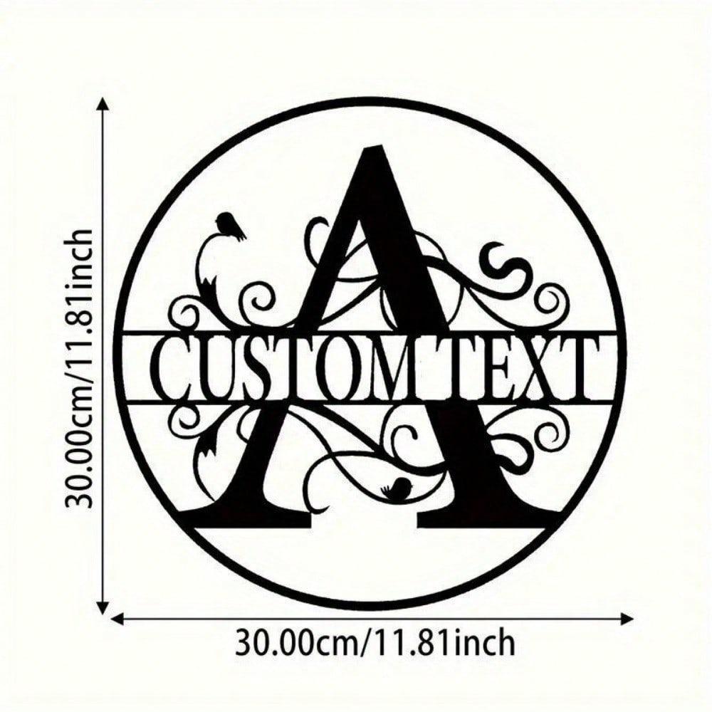 Custom Metal Letter Sign, Personalized Name Plate for Wall Decor, Birthday Gift, Housewarming, Wedding, Party Decoration