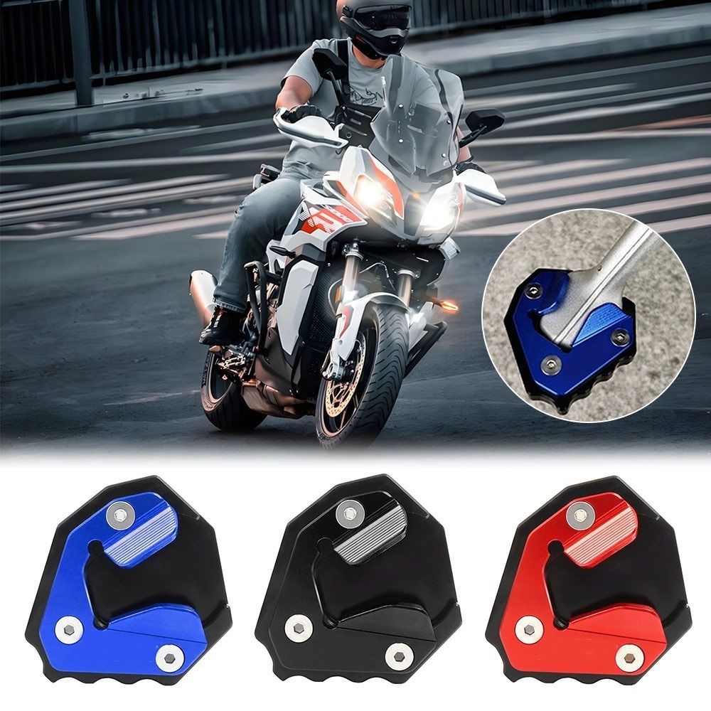 Aluminum Alloy Motorcycle Kickstand Universal Fit Durable Motorcycle Side Stand Non-slip for BMW S1000XR 2015-2019