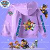 2026 New PAW Patrol Children's Zippered Hooded Sweatshirt for Boys, Girls, Casual Shirt, Spring-Autumn Coat, Casual Jacket
