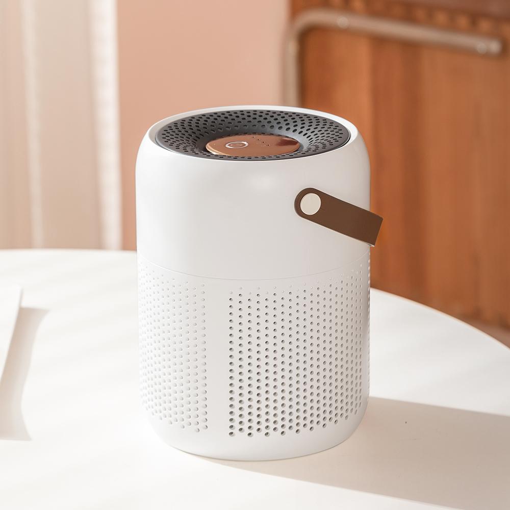Popular Multi-faceted Air Inlet Design Desktop Air Purifier Ultraviolet Sterilization Professional-grade Filtration Air Purifier USB&5 V