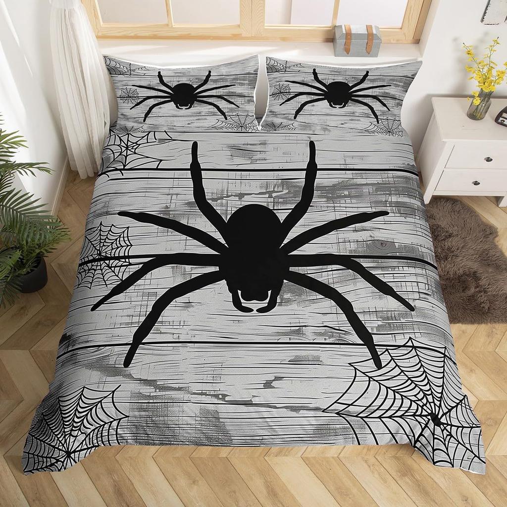 Spider 3D Digital Printing Quilt Cover Three-Piece Home Textile Duvet Cover Bedding