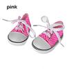 7cm Handmade 18 Inches Doll Birthday Gifts Doll Accessories Wave Point Shoes Doll Shoes Canvas Shoes