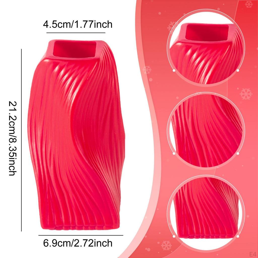 Flower Vase Desktop Ornament Aesthetic Dried Arrangement Decorative for Bedroom TV