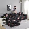 Elastic All Inclusive Anti Slip and Dust Proof Color Blocked Sofa Cover Four Seasons Style Imperial Concubine Sofa Cover Sofa Cover
