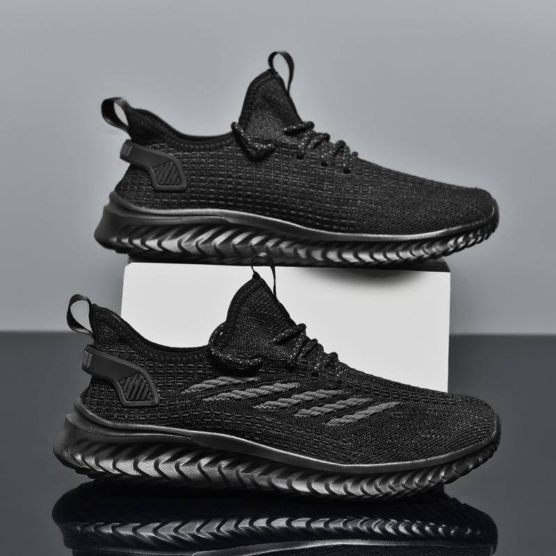 

Men s shoes 2025 new fly-woven mesh shoes coconut shoes large size lightweight sports casual shoes soft-soled running trendy shoes 39
