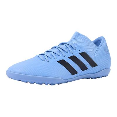 Piele Sintetică Nemeziz Confortabil Versatil Absorbție Șoc Durabil Pantofi de Fotbal cu Talpă Joasă Pantofi de Fotbal pentru Copii Albastru DB2395
