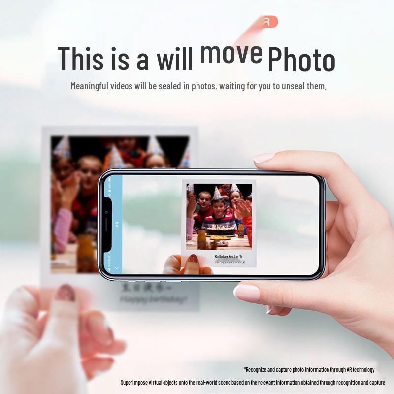 Han Yin MT53 Portable 3-Inch Bluetooth Photo Printer