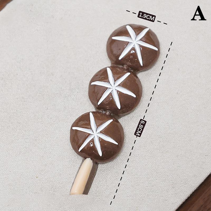 

3D Barbecue Style Pen Stand Realistic 3D Food Design Nail Art Brush Holder with Pull Line Fun Decoration